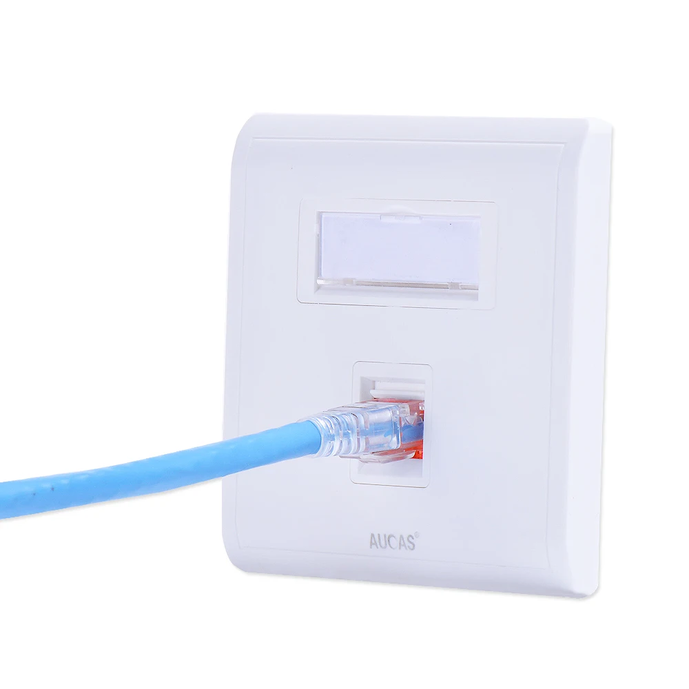 Taiwan Manufacturer RJ45 Cat6 Keystone Jack Face Plate