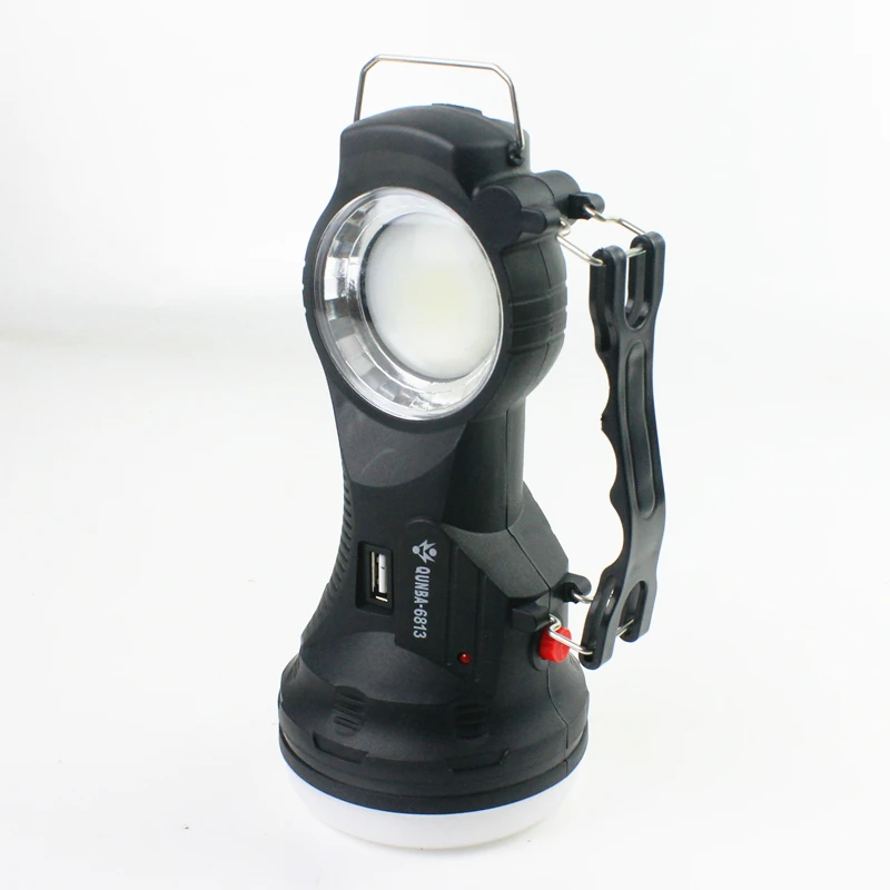 6813 solar power multifuction desk lamp torch handlamp USB camping lantern