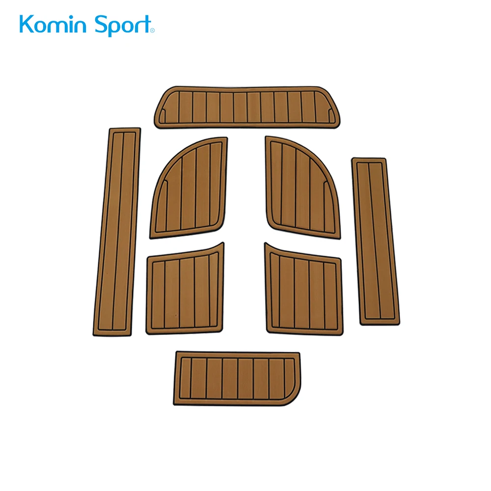 OEM composite waterproof material eva foam faux teak flooring mat