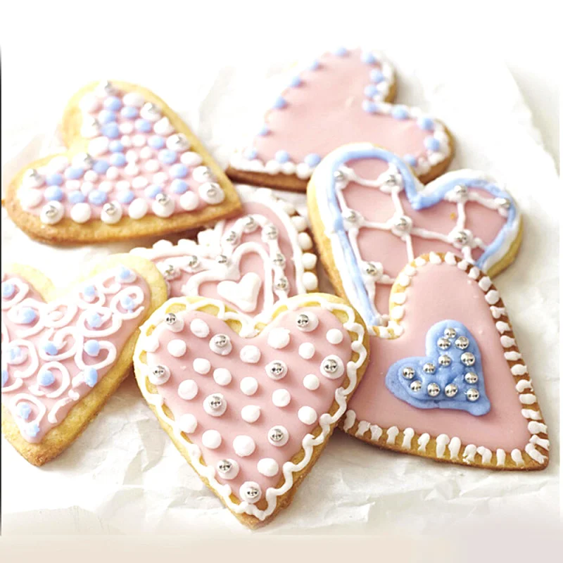 Pastry Icing Piping Set Cookie Maker Press Gun Kit with 4 Icing Tips Chocolate Cake Sugar Craft Decorating Pen Tool Set