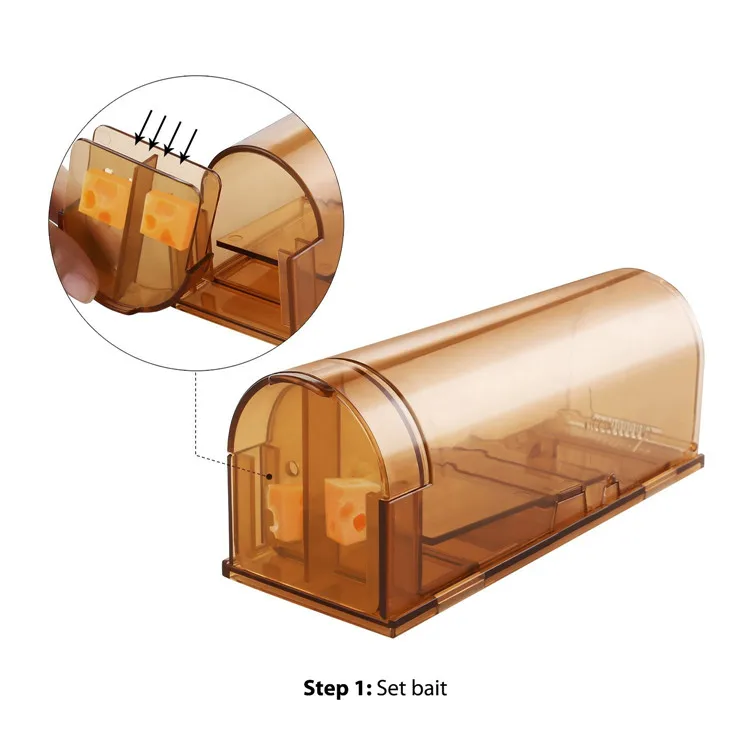 Smart humane live mouse trap catcher with sensitive trapper