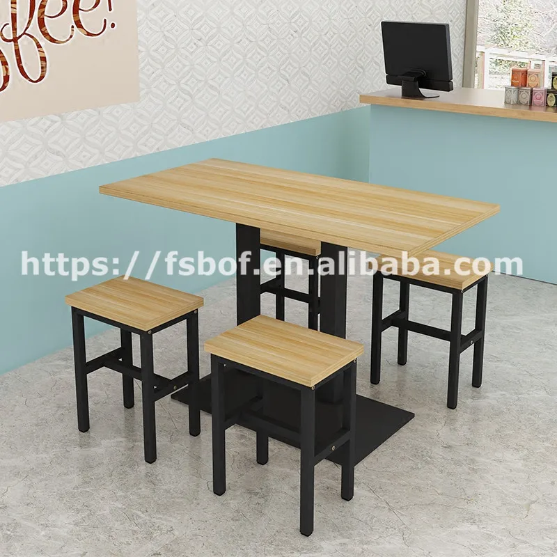 Квадратные обеденные столы и стулья для ресторана, модный кованый стол, дизайнерская мебель для кафе