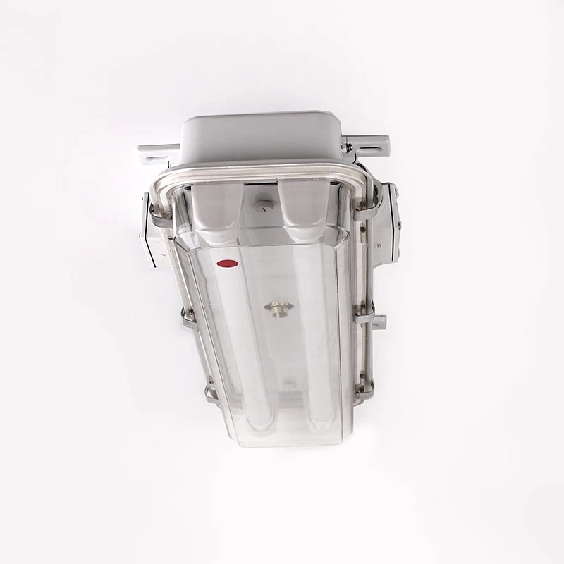 plastic cover ship fluorescent pendant light fixture with emergency JCY23-2E