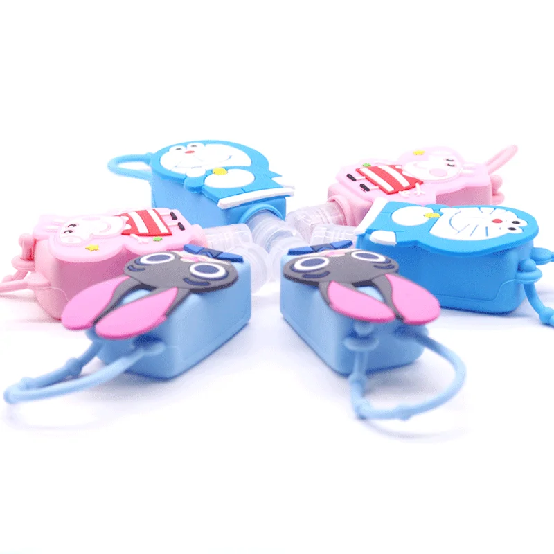 Popular cartoon disposable disinfectant gel 30ml portable hand sanitizer suitable for children