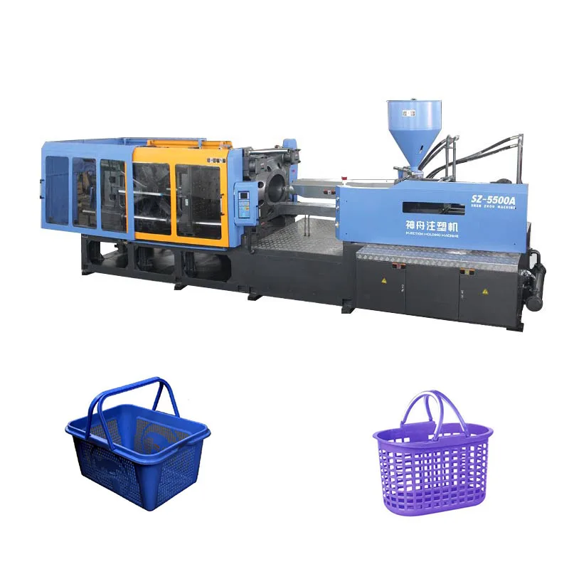 SHENZHOU Servo автоматическая машина для литья пластиковых ящиков под давлением