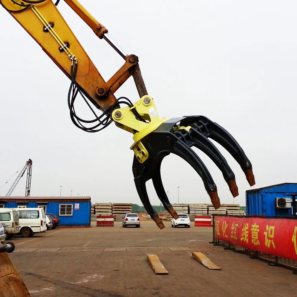 Европейским сертификатом соответствия мульти-функциональные камень/Лом/сталь Грейфер для всех видов экскаваторов