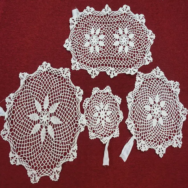 Crochet cotton doily