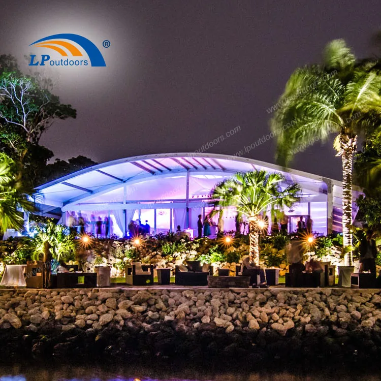 Large luxury arcum temporary party building tent dome tent for outdoors event