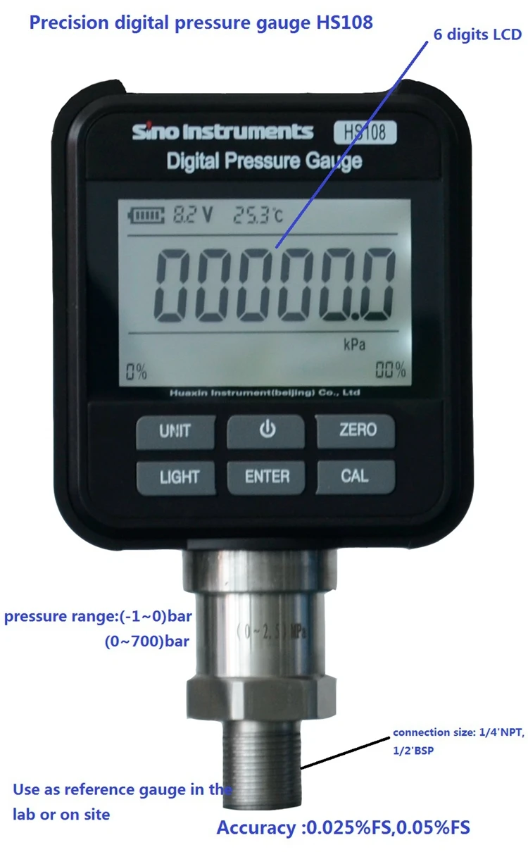 Манометр калибровки и лабораторный прибор калибровки устройства