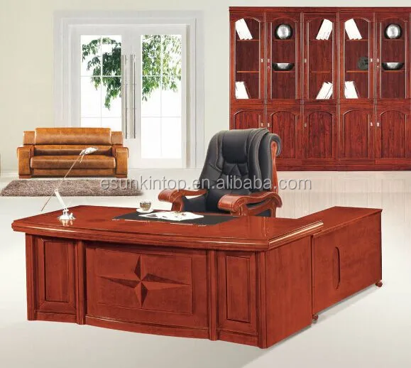 
Antique wood office desk furniture classic design MDF office desk 