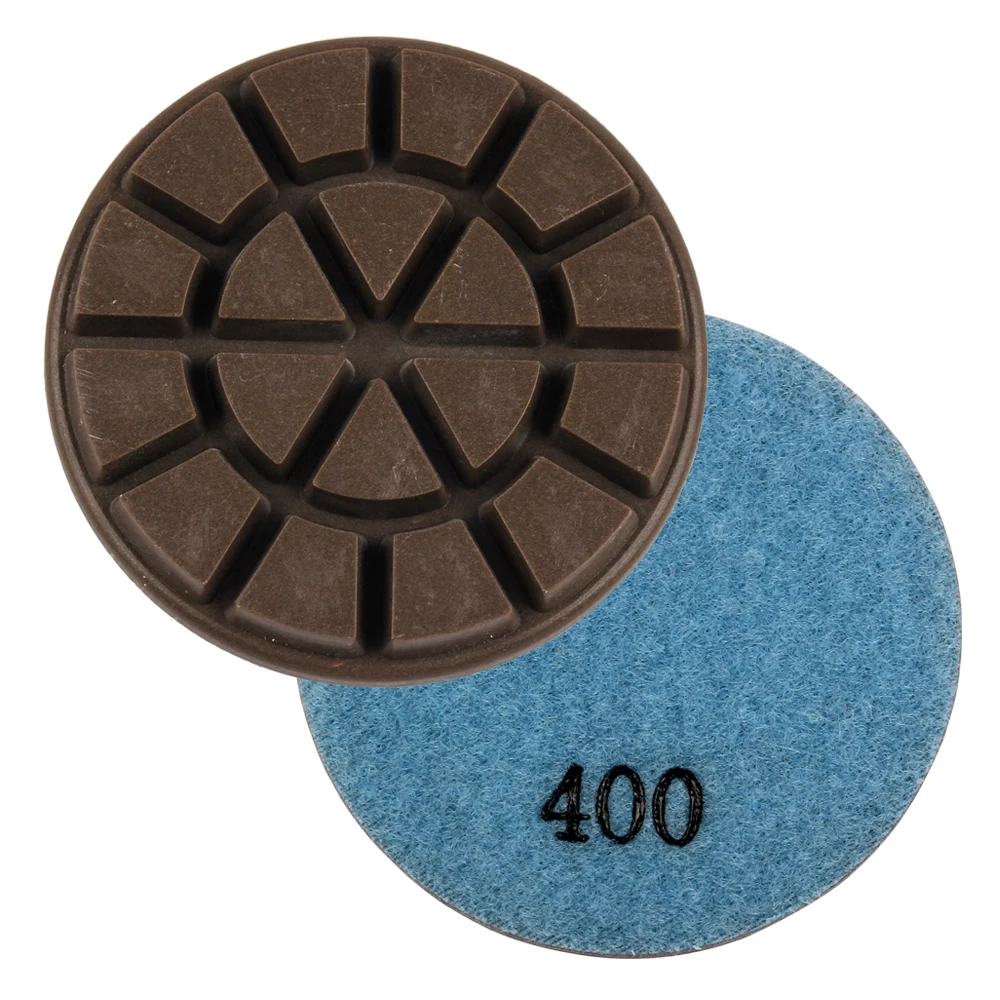 Raizi  Wet Resin Bond Diamond Polishing Pads/pucks for Concrete Floor