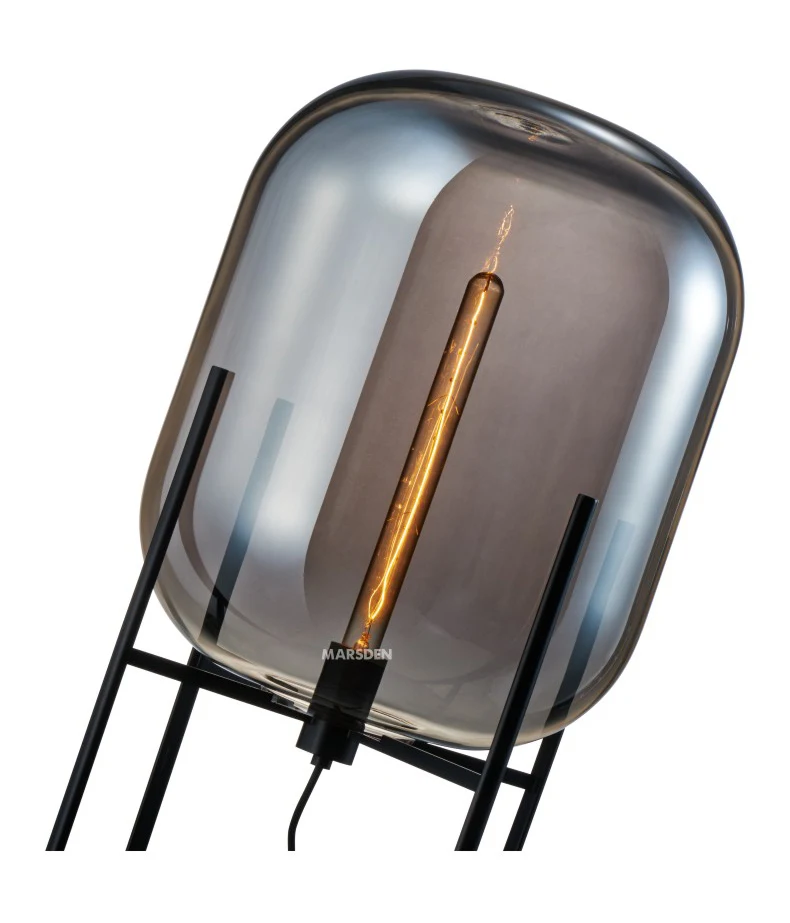 MARSDEN european style brown glass modern floor lights modern floor lamp led light floor lamp