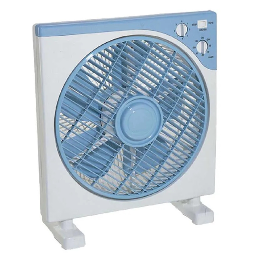 HOT SALE 10 inch 12 inch box fan with different colors