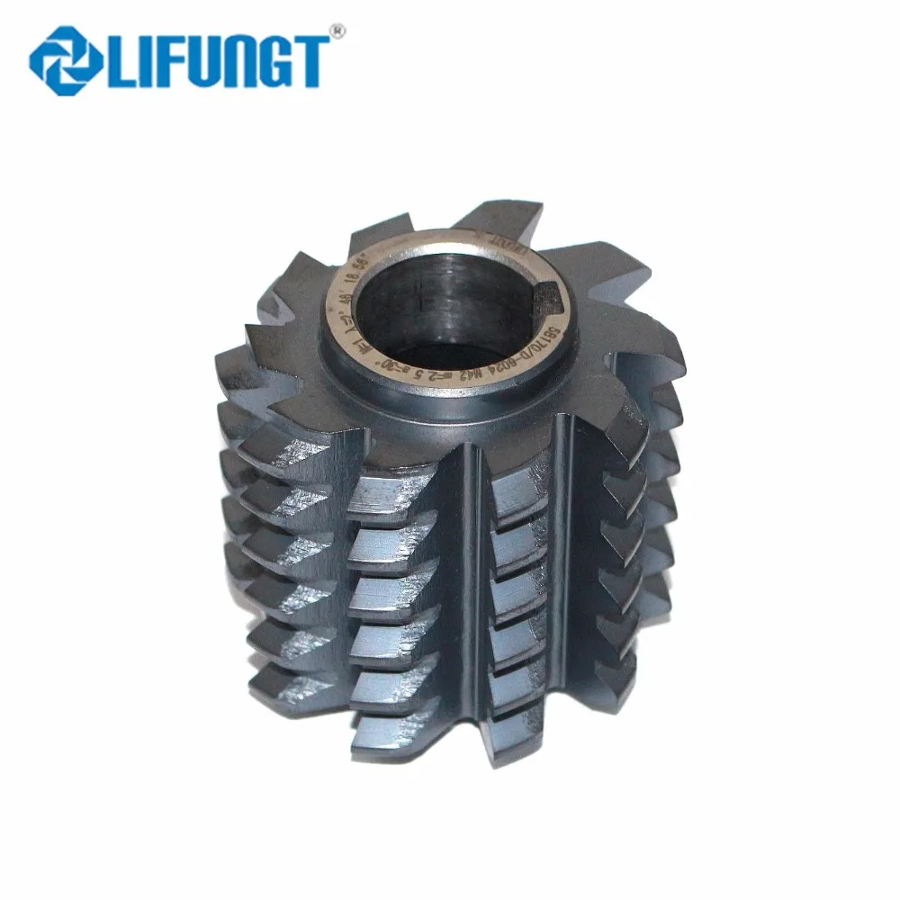 customized hss M2.5 involute gear hobbing cutter