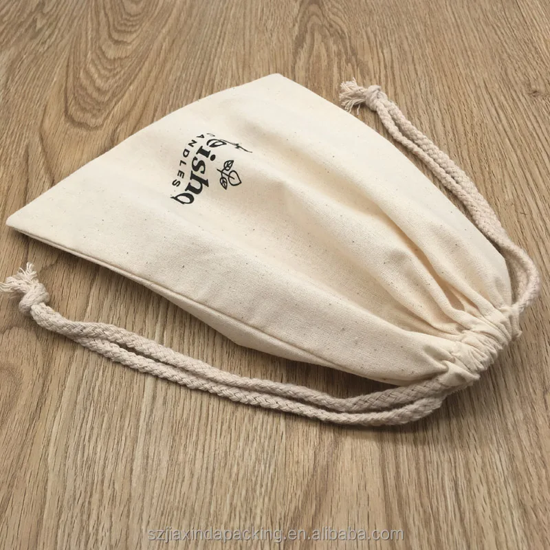 Natural Cotton Packaging Bag For Candle