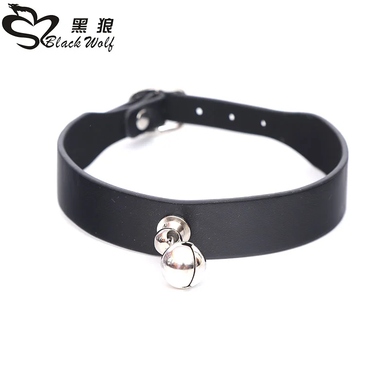 ЧЕРНЫЙ WOL бренд шеи мужской секс рабство воротник фетиш раб игрушки взрослая самка