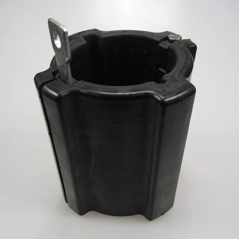 
Rubber tubing centralizer with plug 