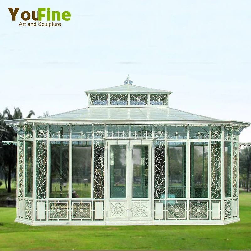 garden large iron gazebo for decoration