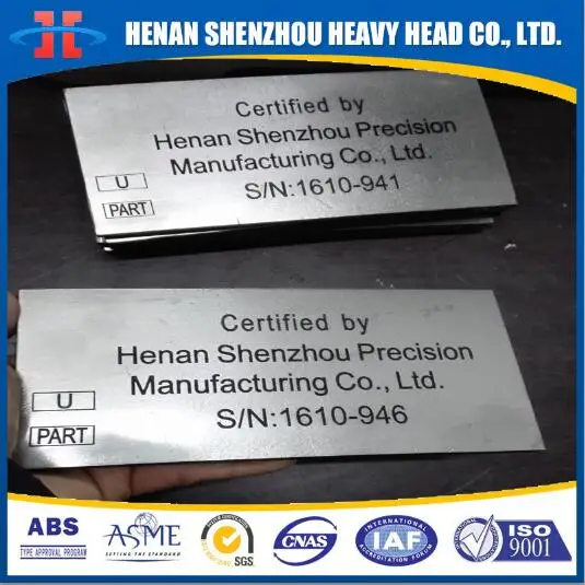 ASME Code Stainless Steel 2:1 Elliptical Dished heads Conventional Tank Heads Tank ends Tank covers Pressure Vessel and Boilers