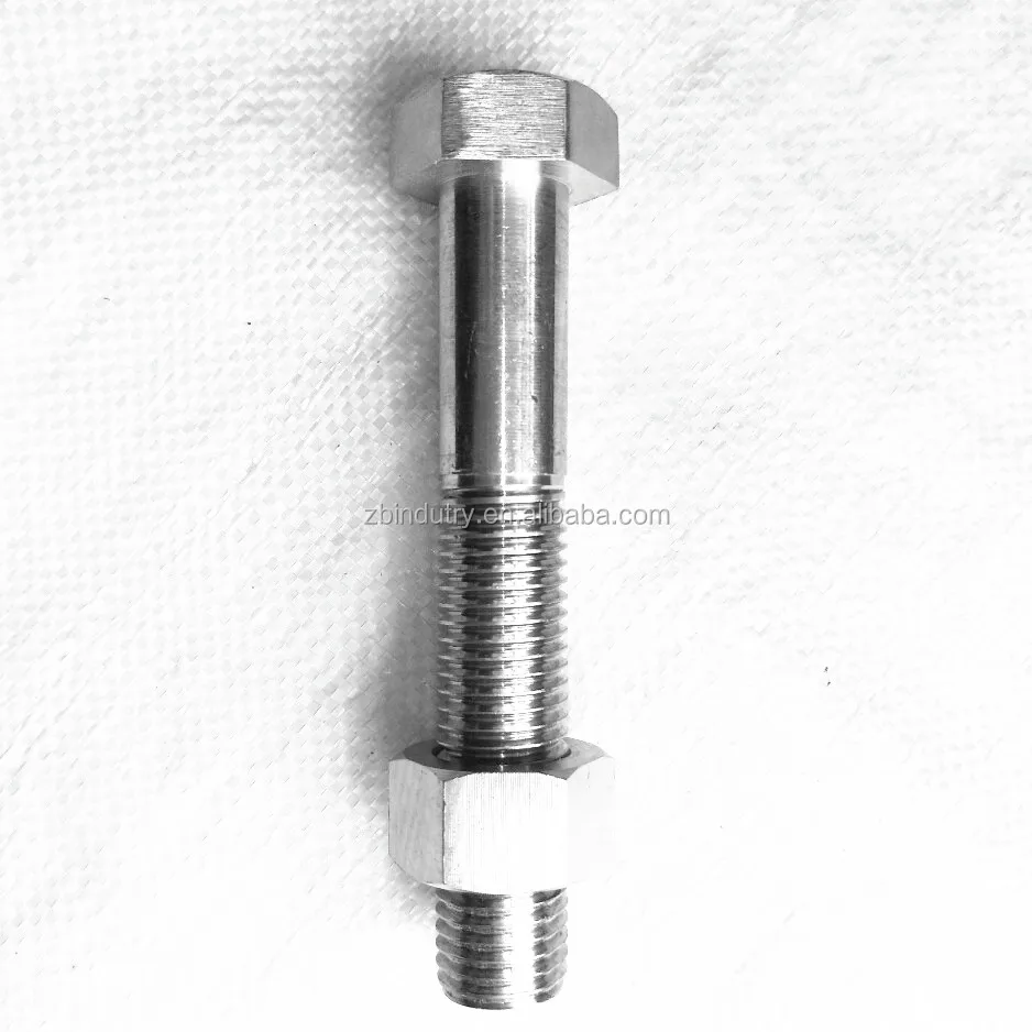 
Super Duplex UNS S32760 f55 hex Bolt with hex nuts washers duplex 2205 2507 fasteners 