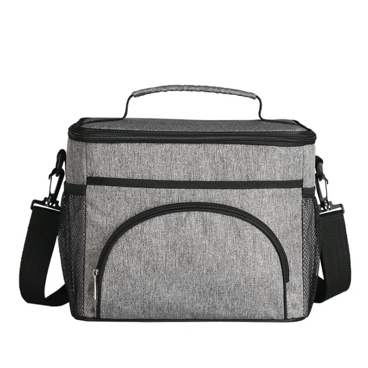Wholesale Durable Large Capacity Insulated Square Cooler Bag for Picnic/Take-away