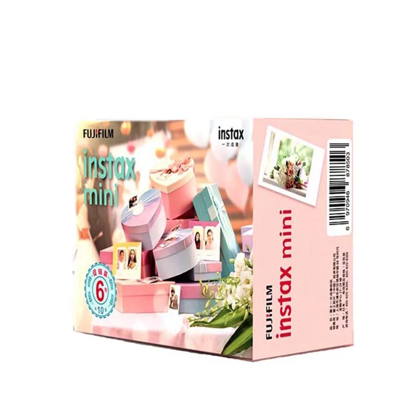 
Горячая распродажа Оптовая цена 60 изображений значение пакет fujifilm instax Мини пленка белая рамка 