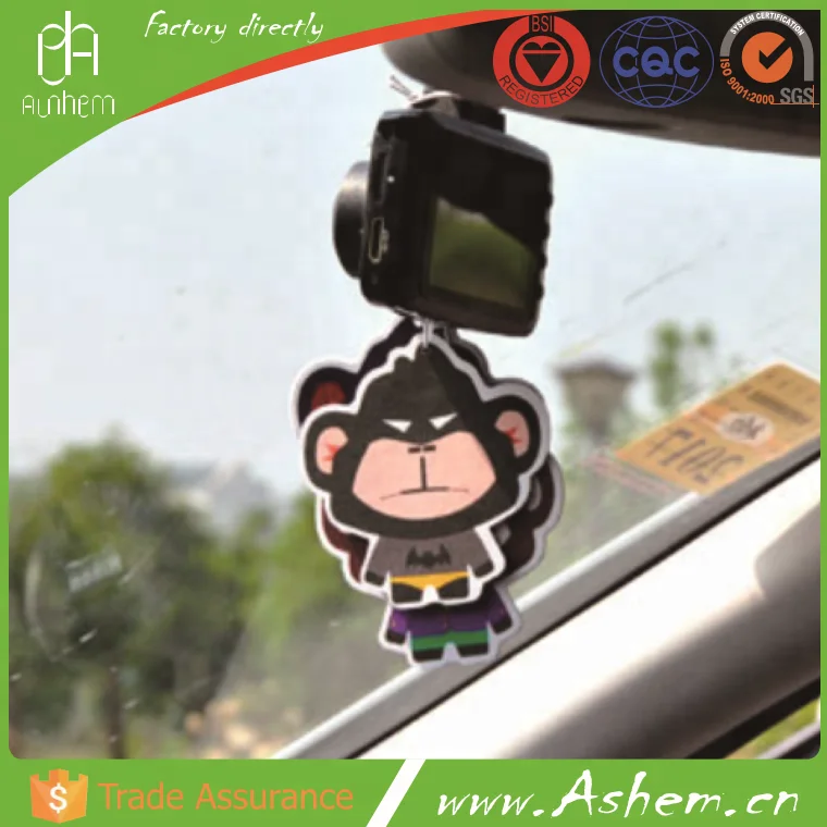 Custom car air fresheners fruit flavor paper car air freshener japanese perfume brands, DL908