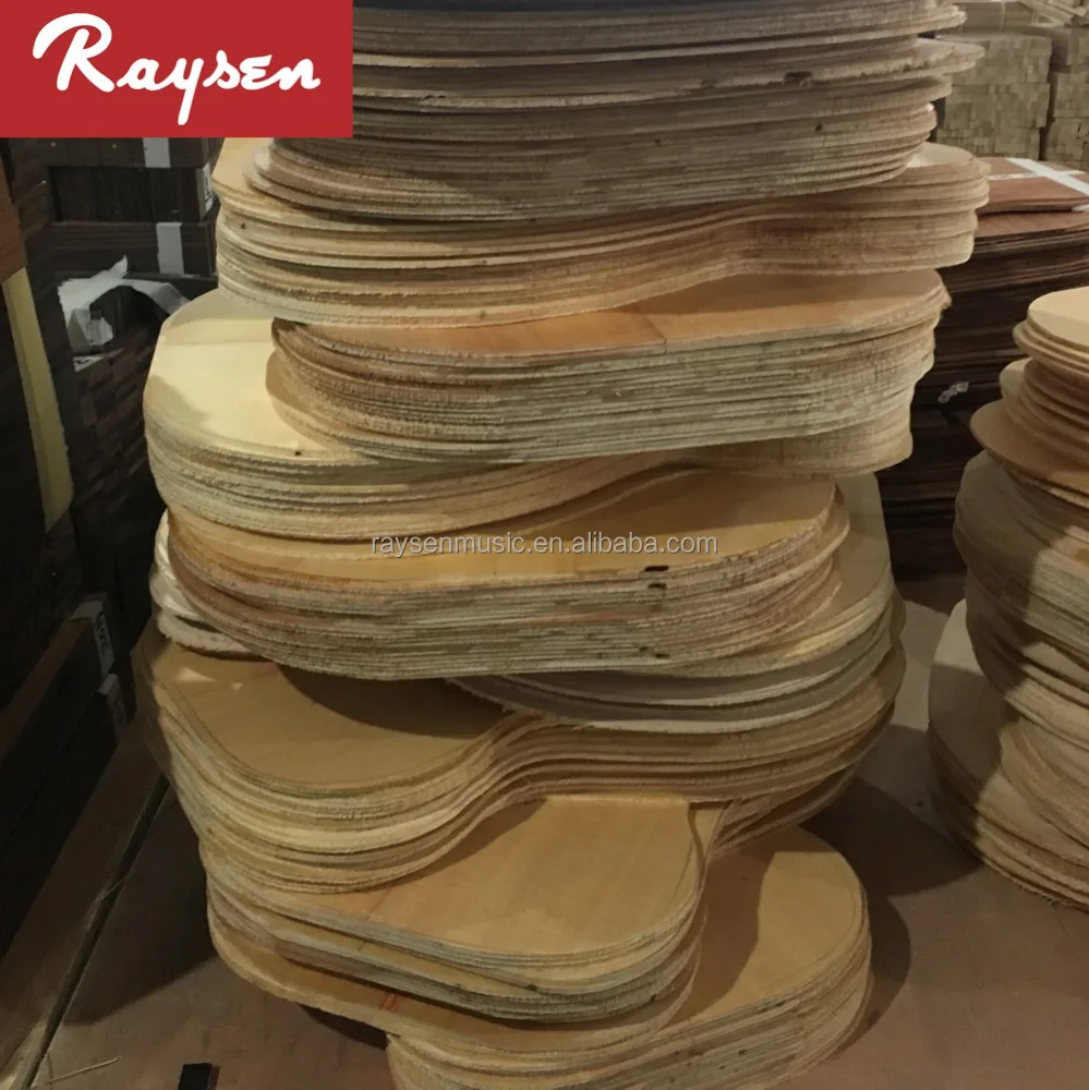 guitar material wood High quality B class spruce Solid Wood for guitar made in china factory