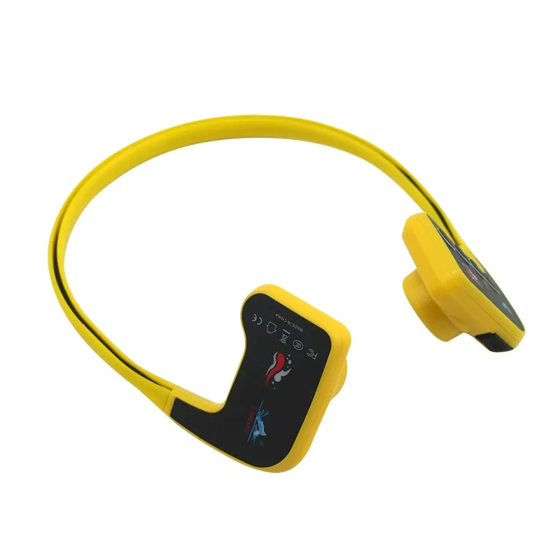 Open Water Training Waterproof Swimming Transmitter Headphone Bone Conduction Headsets Kids Swimming Accessories