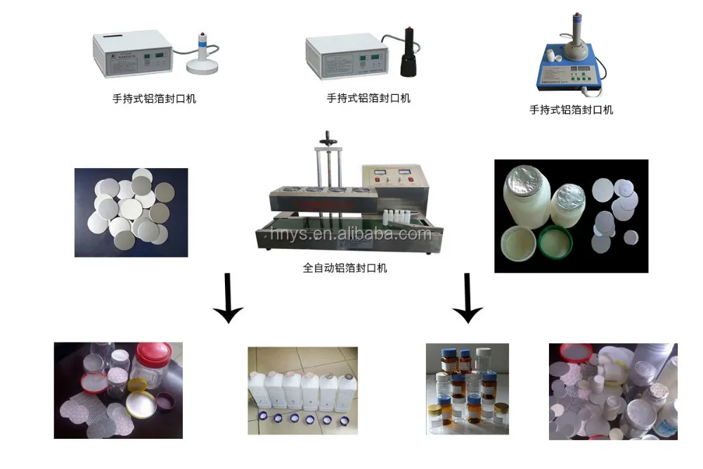 Manual induction heat sealer for bottles