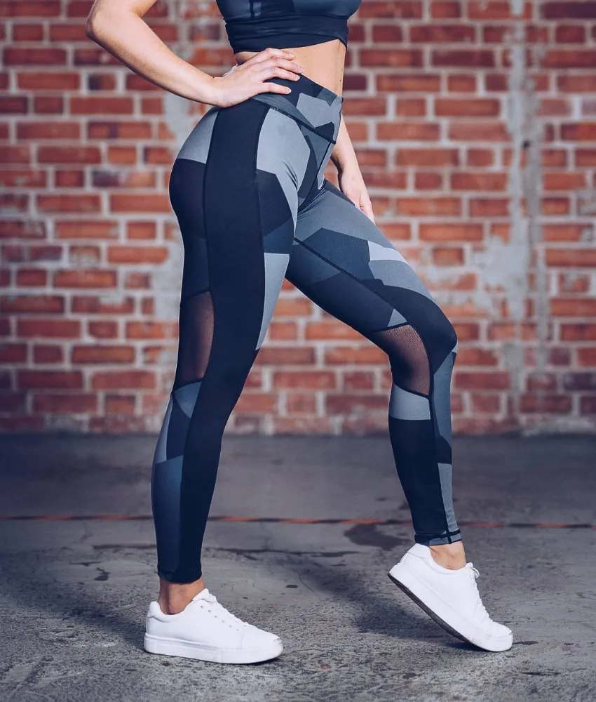 Women sport compression pants, high waisted workout leggings, custom yoga pants