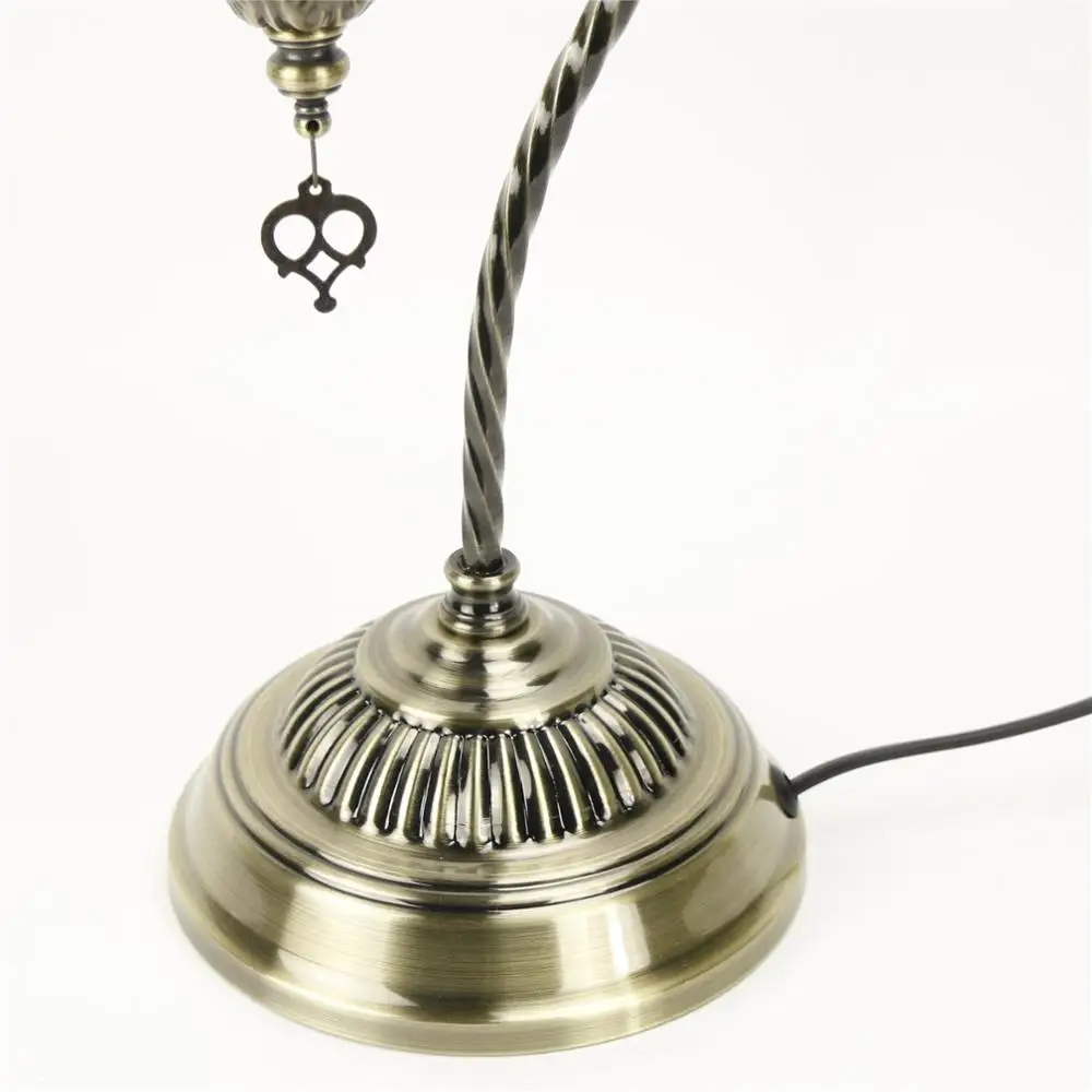 
Tokin-lighting (TS1001) Handmade Mosaic Art Turkish LED table Lamps 