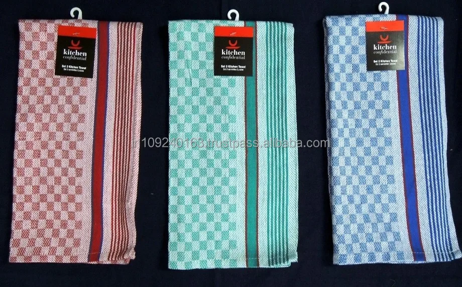 Cotton Waffle Weave Kitchen Dish Cloths Ultra Soft Absorbent Quick Drying Dish Towels 100% COTTON AND POLY COTTON