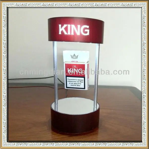 Китайский производитель, акриловый Магнитный левитирующий стенд для сигарет со светодиодными лампами