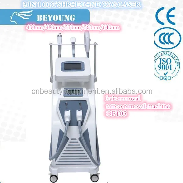 
Multifunction RF + Elight + Laser hair removal tattoo removal machine OPT825 