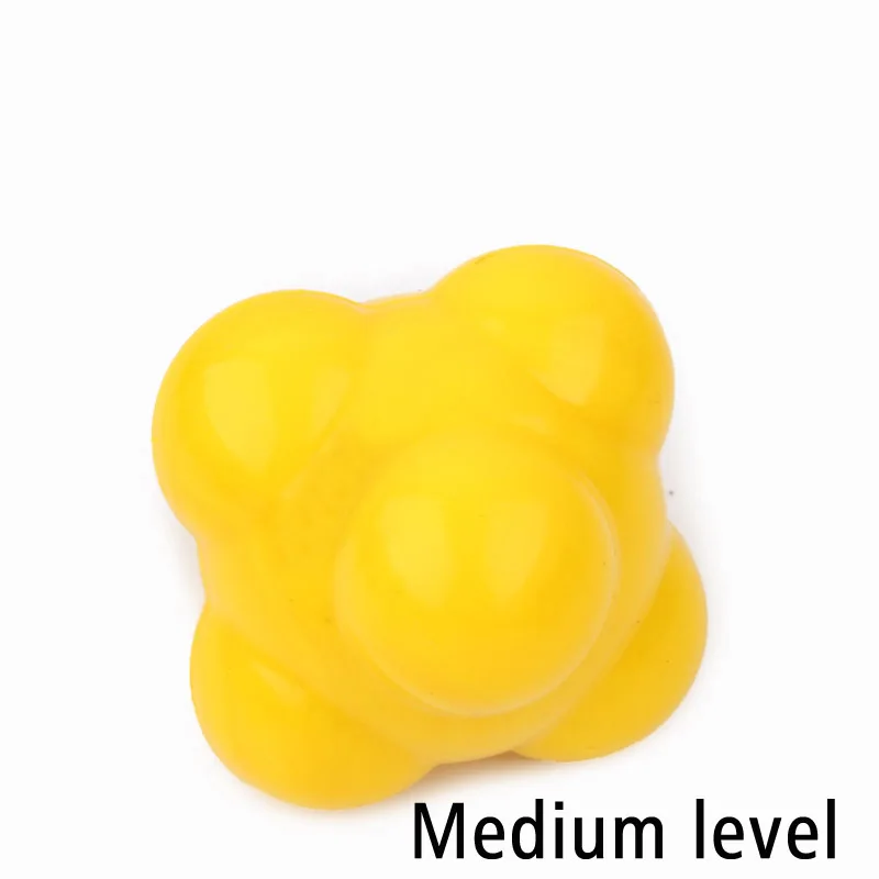 2pcs/lot Silicone hexagonal Reaction Ball Agility Coordination Reflex Exercise Sports Fitness Training Ball