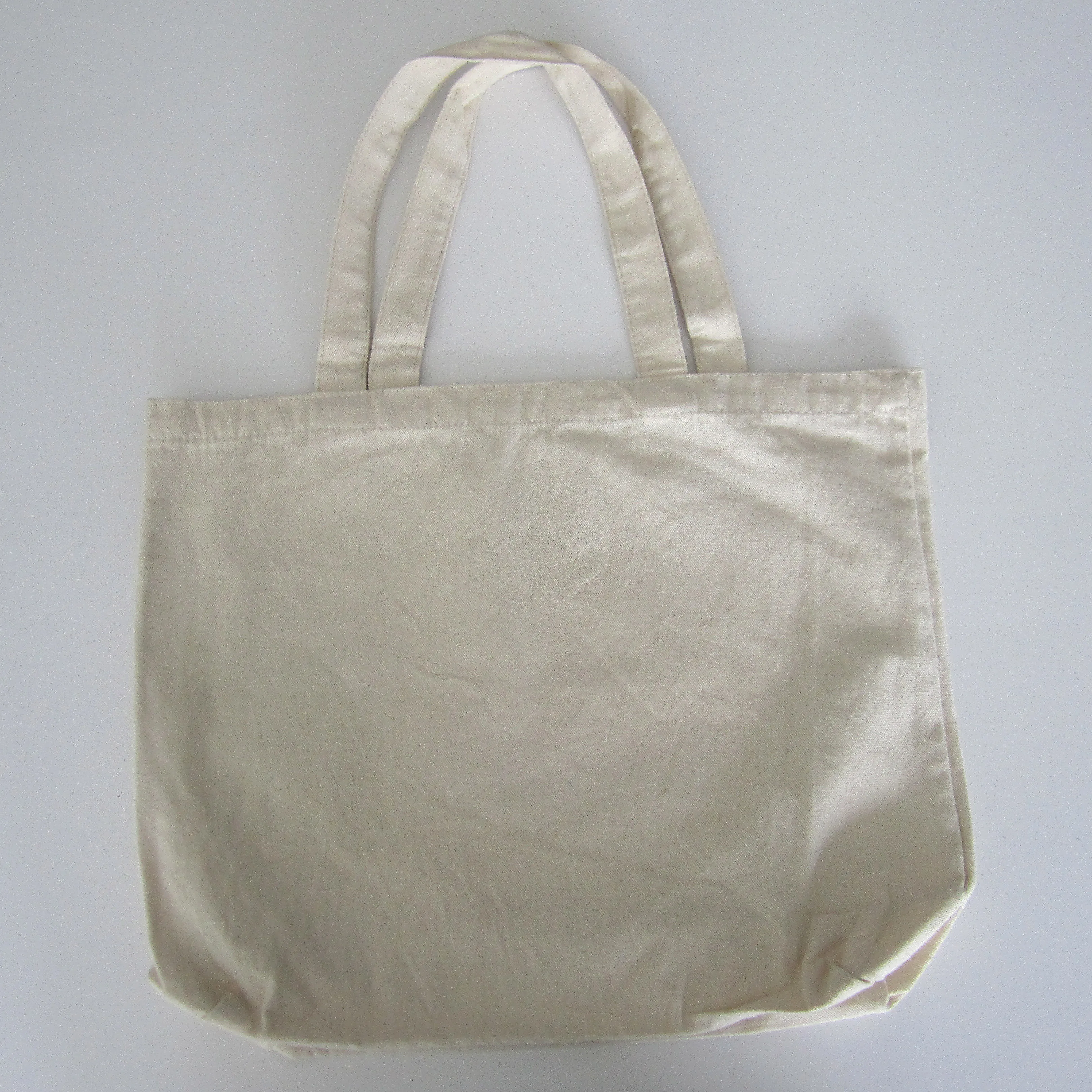 
wholesale recycled canvas shopping bag fashionable cotton bag tote with handles 