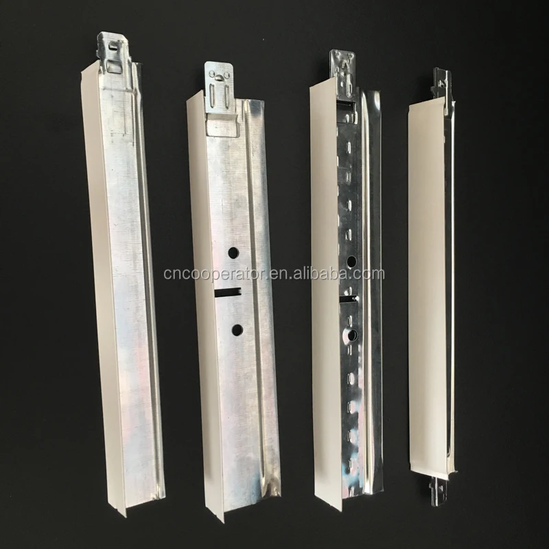 
Paint ceiling t-bar(flat/ solid/ grooved/ 24mm, 15mm, 35mm width) 