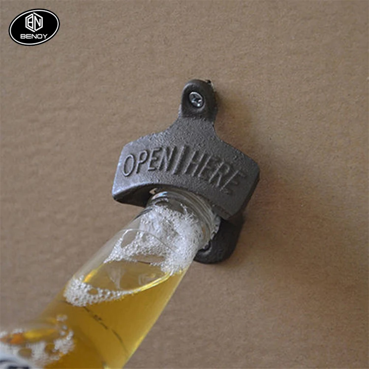 Завод дешевый деревенский дом настенный пивной открывалка для бутылок для бара Вечерние