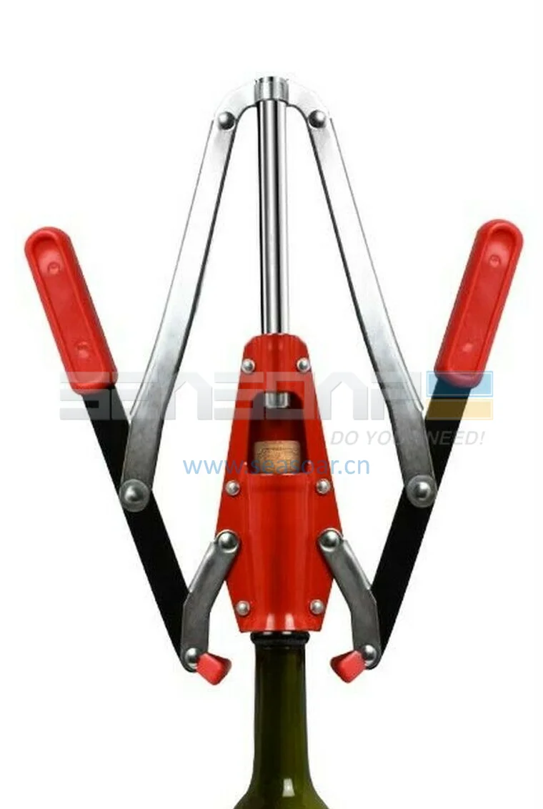 WHOLESALE WINE BOTTLE CORKER HEAVY DUTY ALL METAL DOUBLE LEVER for HOME WINE MAKING CORKS ODM OEM