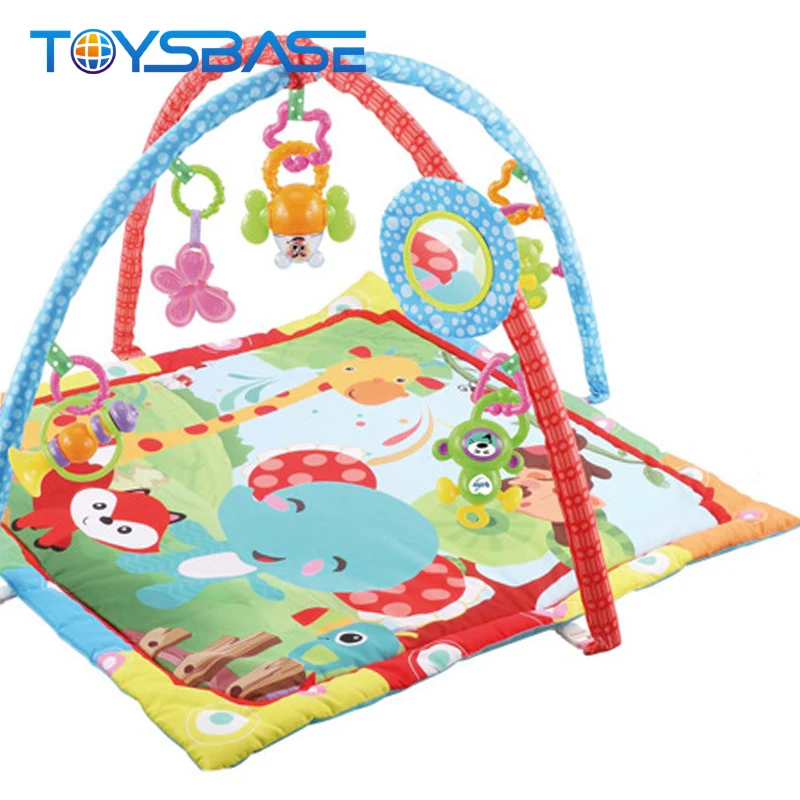 
2019 Hot Sale Play Mats Babies Toys For Kids Indoor Play Gym Mats With Music Baby Activity Gym 