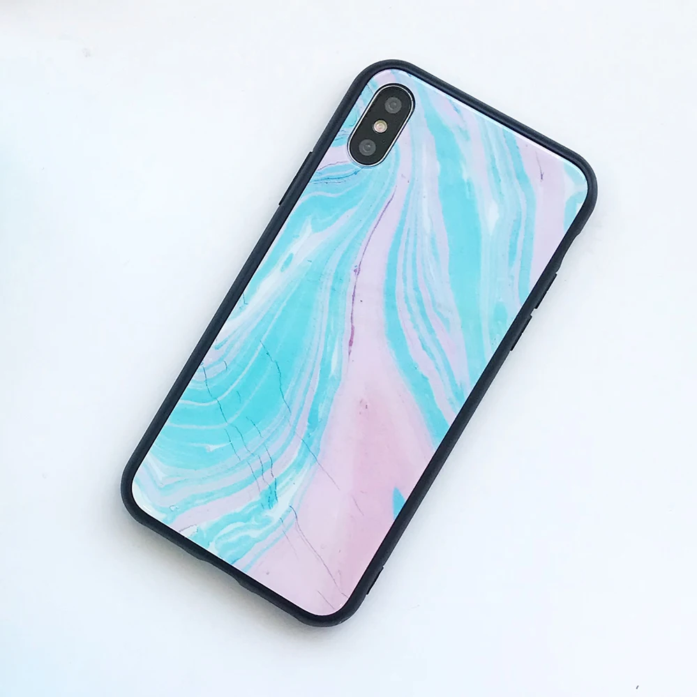 Simple TPU Bumper for iPhone 6 7 8 Plus X Latest Phone Accessories