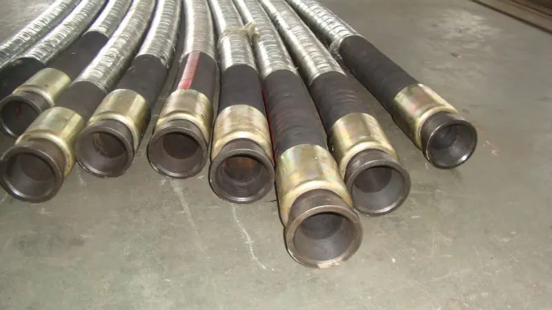 Trailer Mounted Pump Concrete End Rubber Hose For PM sch zoomlion sany