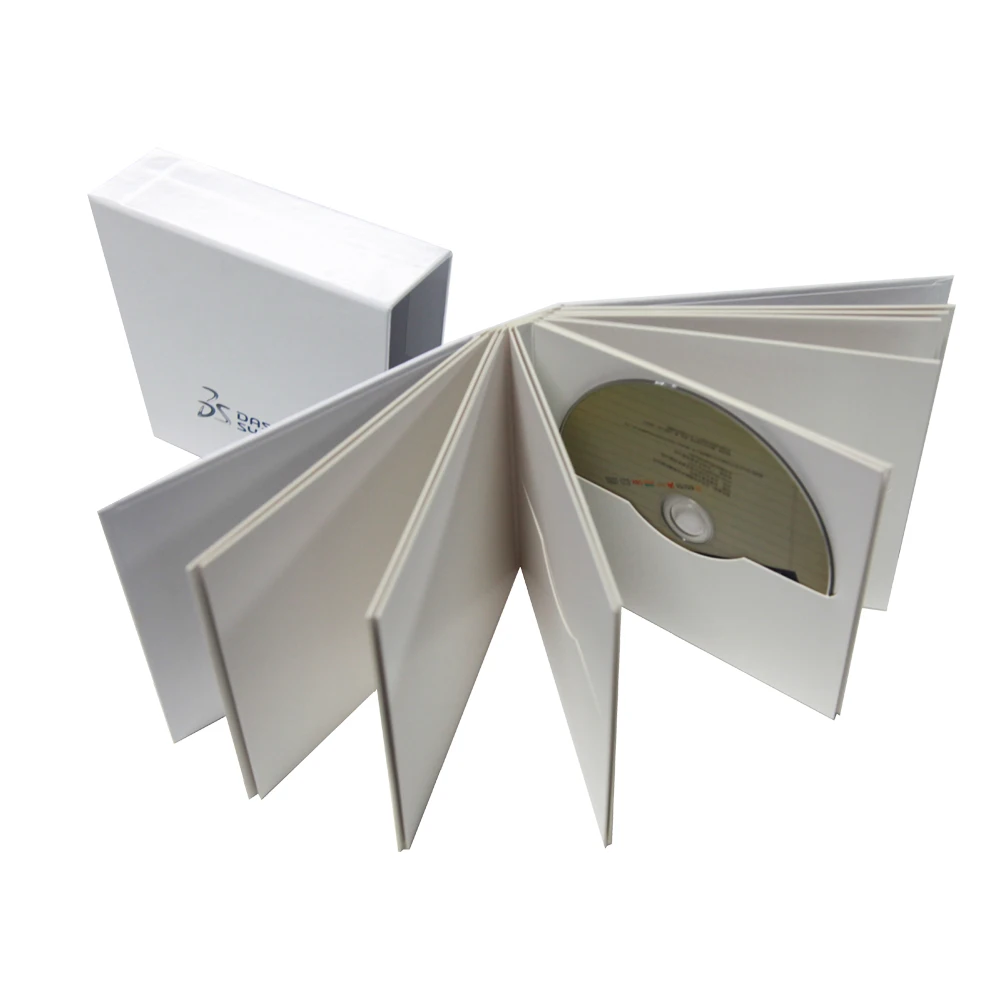 Customized Printed Paper CD Box Set Packaging Box Set and CD DVD Packaging CD Rigid Boxes C1S Paper Paperboard Tonton Print