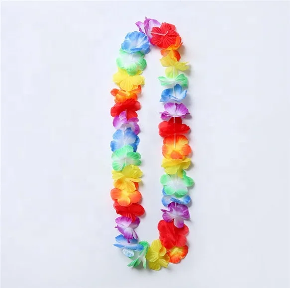 FCR103 Hawaiian Party Favors toy 50pcs packed Tropical Hawaiian Luau Flower Lei