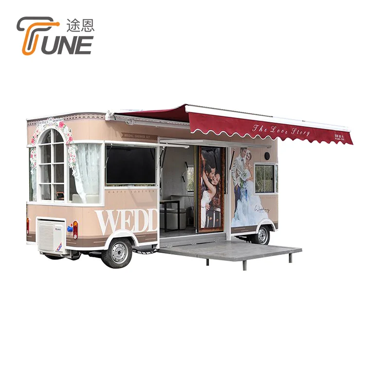 2021 Best selling electric four-wheel mobile small supermarket/liquor and tobacco Popsicle grocery cart