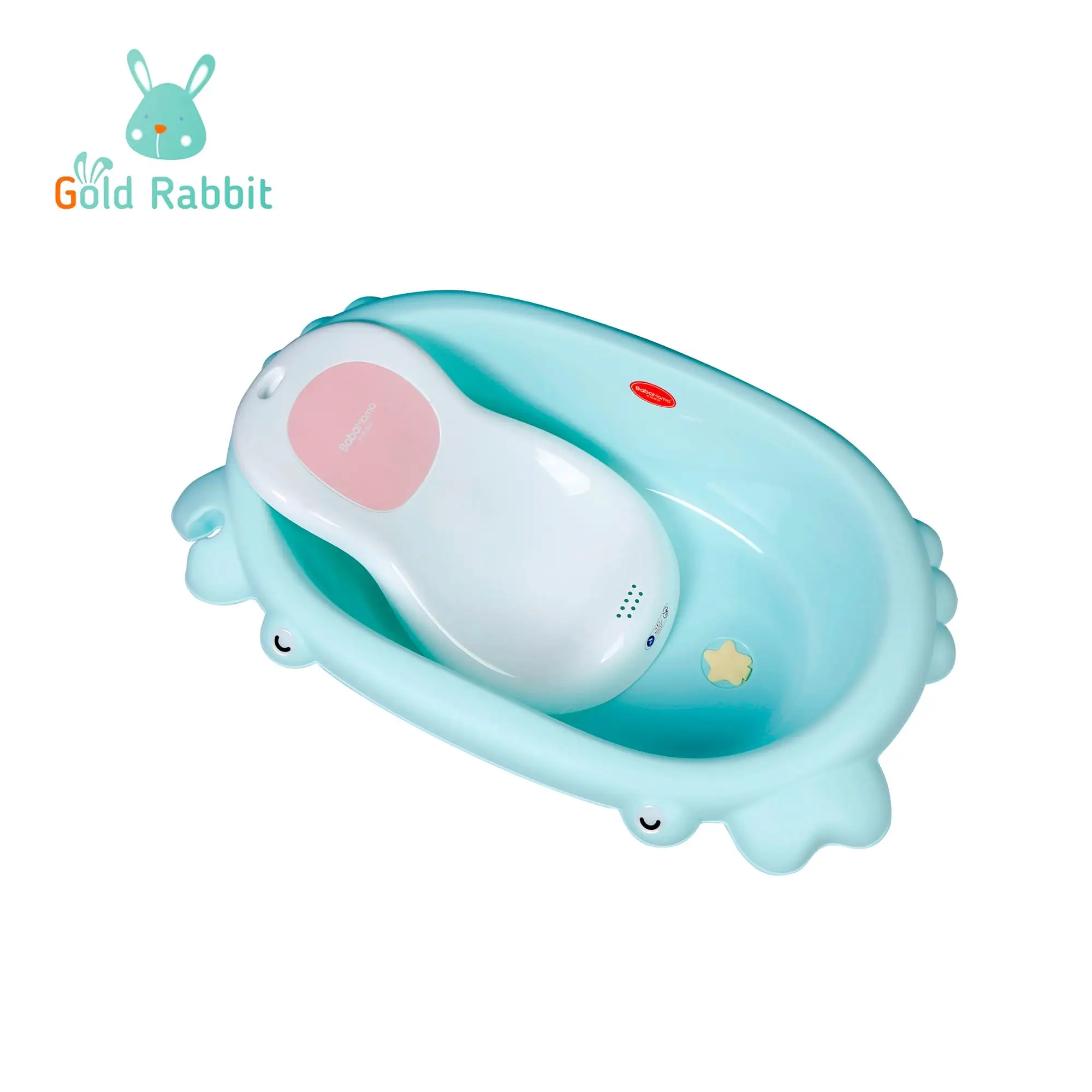 Plastic  PP  new born bath tub,kids bath tub set with support ,baby bath tub~