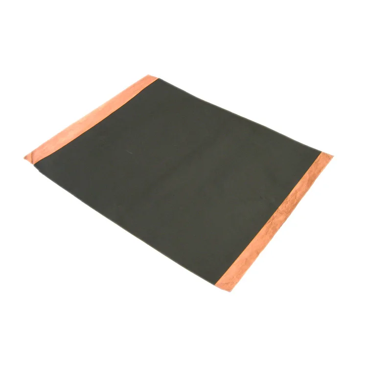 Li-Ion Battery Anode -Double Layer CMS Graphite Coated on Copper Foil (241mm L x 200mm W x 90um Thick) 5 sheets/bag bc-cf-241-ds