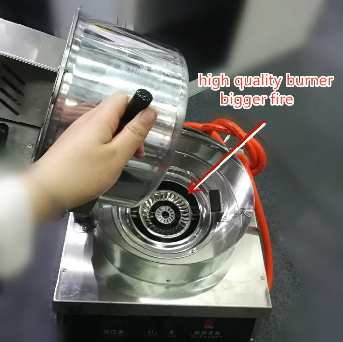 Automatic Gas Commercial Popcorn Machine Plus Cotton Candy Machine Price, Industrial Popular Caramel Popcorn Popper