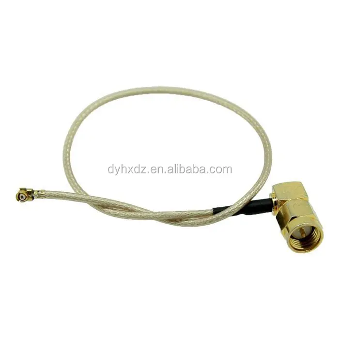25 см РФ Пигтейл кабель U. FL/IPX SMA под прямым углом для